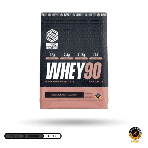 Soccer Supplement Whey90 1kg Chocolate