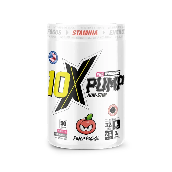 10x Athletic PUMP 600g Peach Purge
