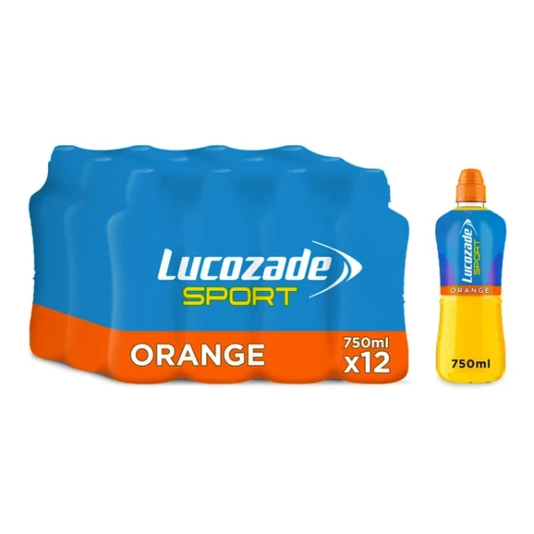 Lucozade Sport 12x750ml Orange