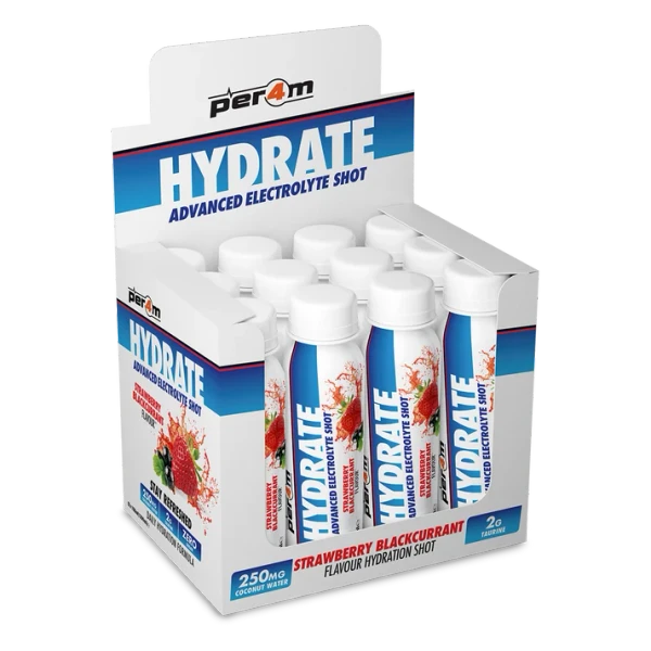 Per4m Hydrate Advanced Electrolyte Shot 12x100ml Strawberry Blackcurrant