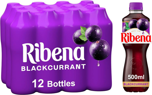 Ribena 12x500ml Blackcurrant