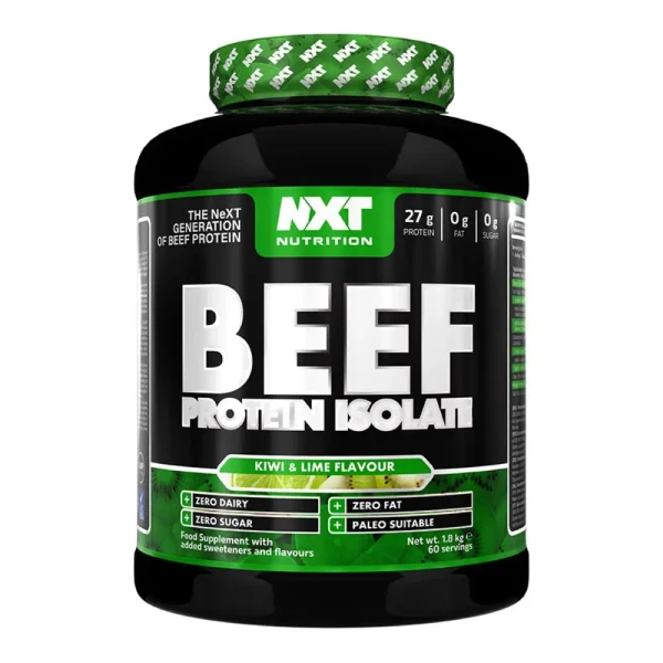 NXT Nutrition Beef Protein Isolate 540g Kiwi & Lime