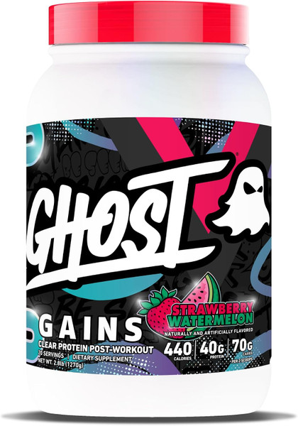 Ghost Clear Gains Protein 1270g Strawberry Watermelon
