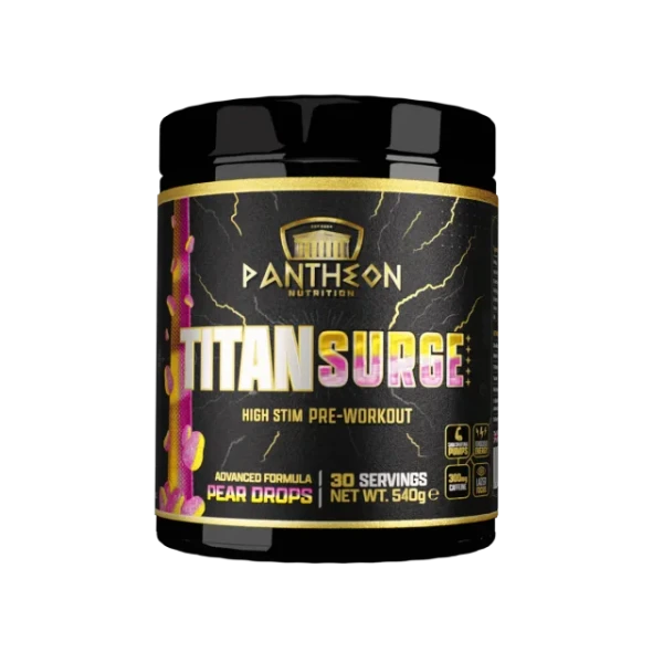 Pantheon Nutrition Titan Surge High Stim 540g Pear Drops