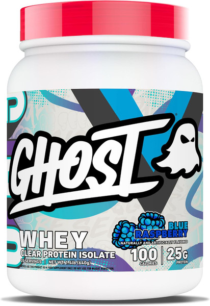 Ghost Clear Whey 640g Blue Raspberry