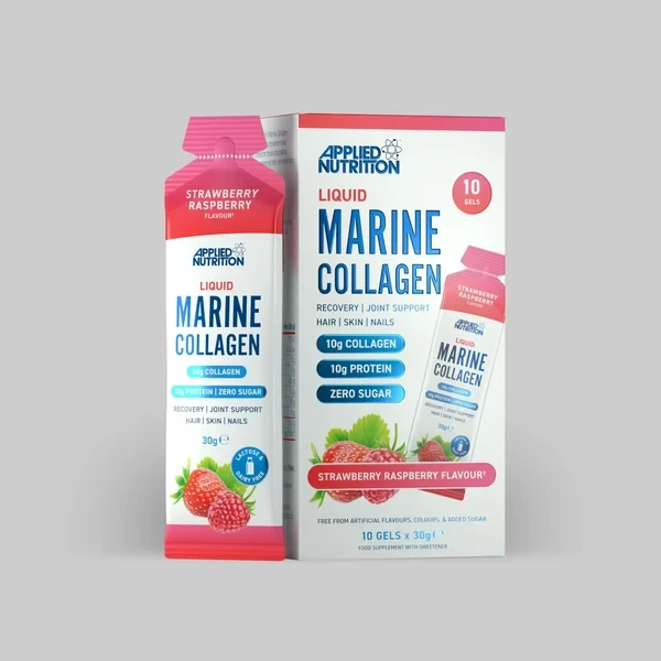 Applied Nutrition Marine Collagen Gels 10x30g Strawberry Raspberry