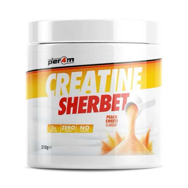 Per4m Creatine Sherbet 310g Peach Sweets