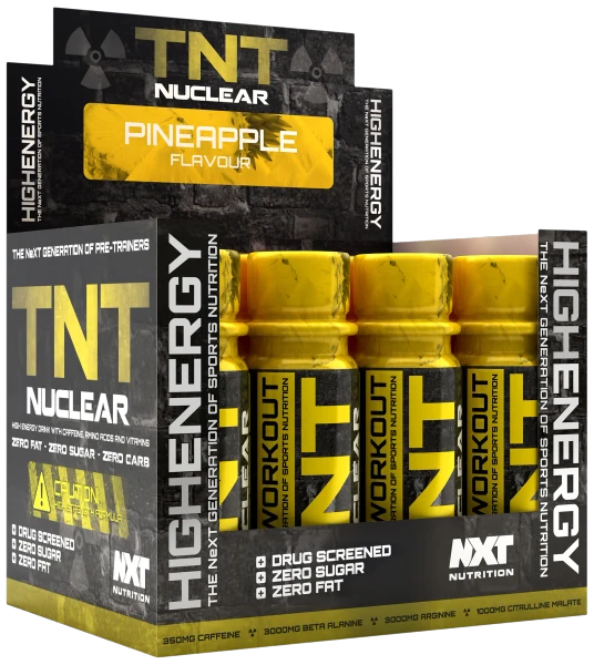 NXT Nutrition TNT Nuclear Shots 12x60ml Pineapple