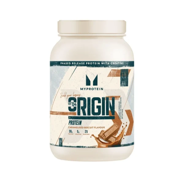 MyProtein Origin Protein (with Creatine) 1.13kg Caramelised Biscuit