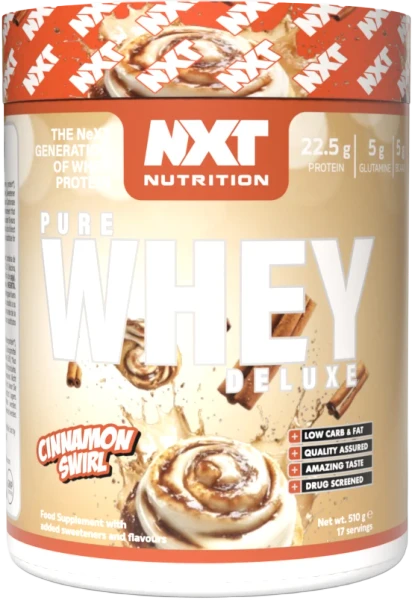NXT Nutrition Pure Whey Deluxe 510g Cinnamon Swirl