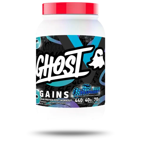 Ghost Clear Gains Protein 1230g Blue Raspberry