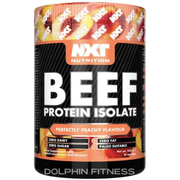 NXT Nutrition Beef Protein Isolate 540g Perfectly Peachy