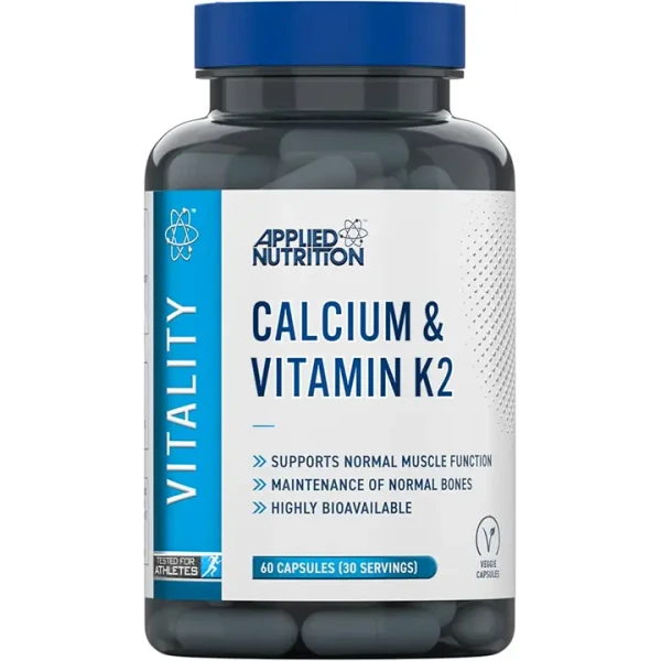 Applied Nutrition Calcium + Vitamin K2 60 Caps
