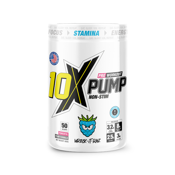 10x Athletic PUMP 600g Wreck It Raz