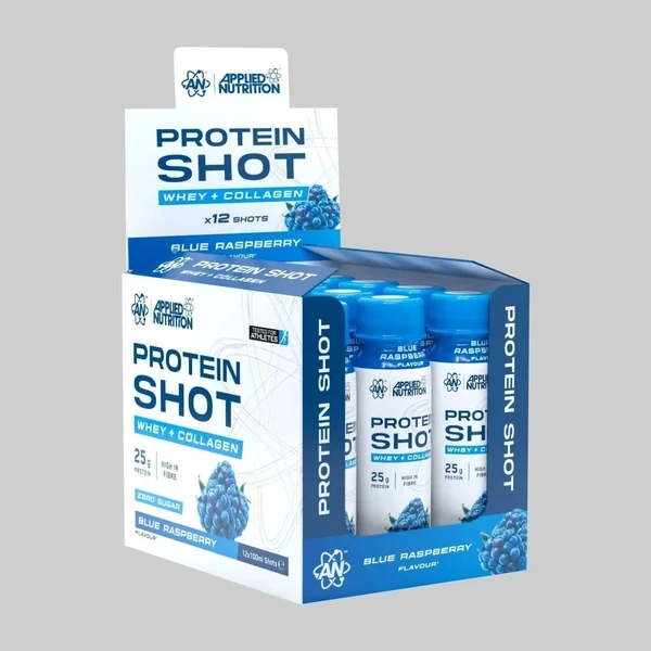 Applied Nutrition Protein Shot 12x 100ml Blue Raspberry