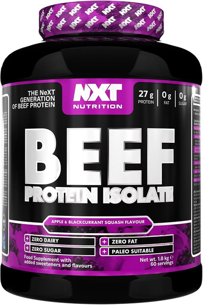 NXT Nutrition Beef Protein Isolate 1.8kg Apple & Blackcurrant