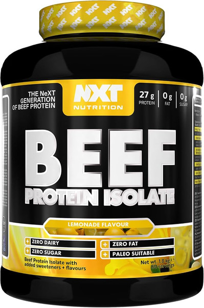 NXT Nutrition Beef Protein Isolate 1.8kg Lemonade