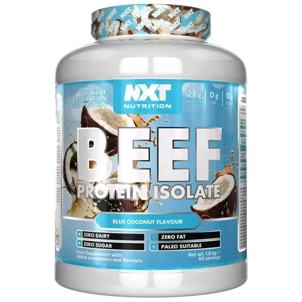 NXT Nutrition Beef Protein Isolate 1.8kg Blue Coconut