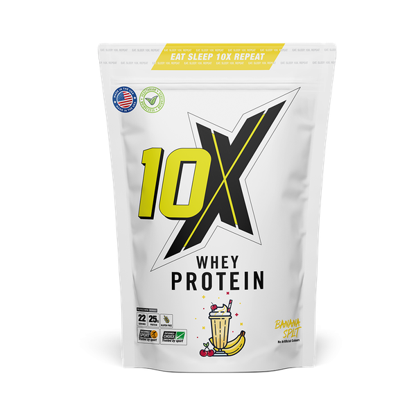 10x Athletic Whey Protein 700g Banana Split