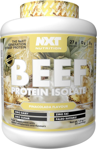 NXT Nutrition Beef Protein Isolate 1.8kg Pina Colada