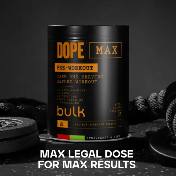 Bulk Dope Max 563g Strawberry & Lime