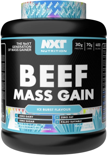 NXT Nutrition Beef Mass Gain 3.15kg Ice Blast