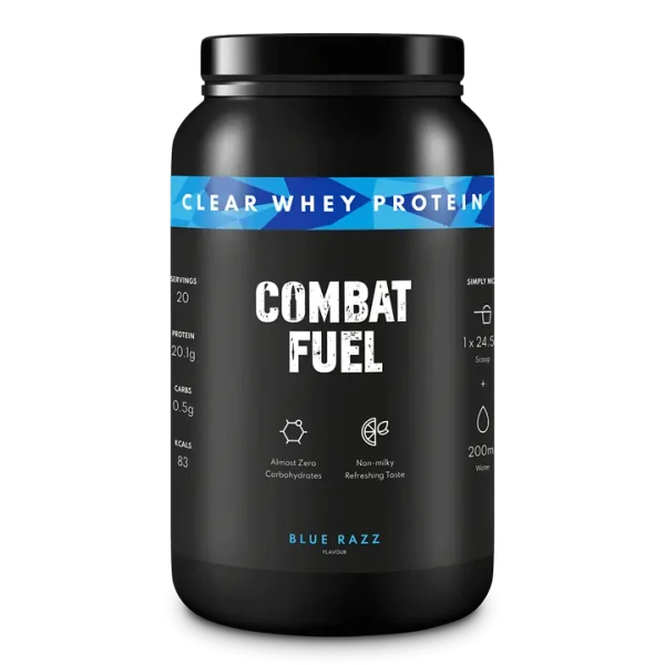 Combat Fuel Clear Whey Protein 490g Blue Razz