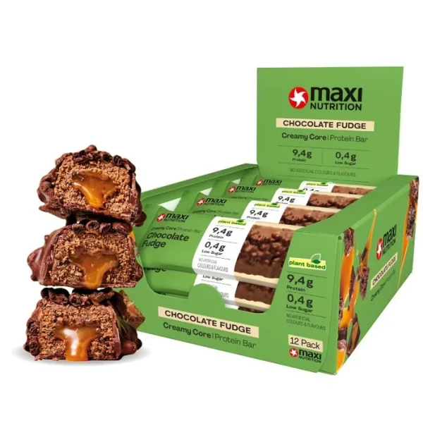 MaxiNutrition Vegan Creamy Core Bar 12x45g Chocolate Fudge