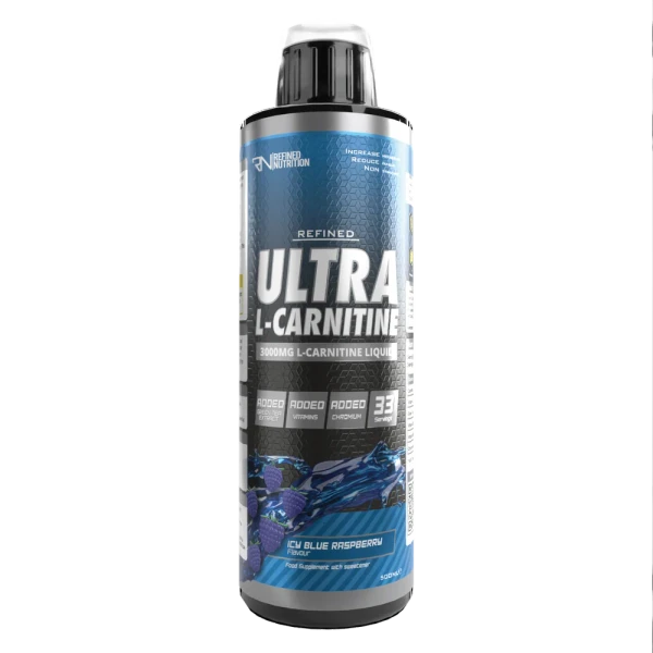 Refined Nutrition Ultra L-Carnitine 500ml Icy Blue Raspberry