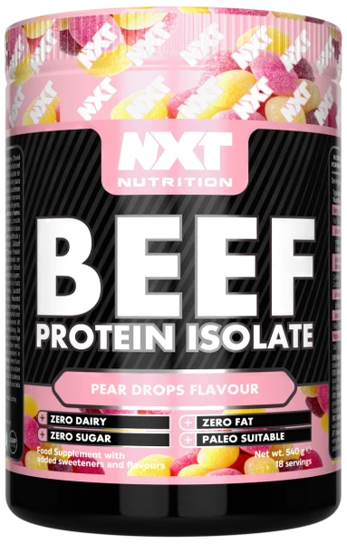 NXT Nutrition Beef Protein Isolate 540g Pear Drops