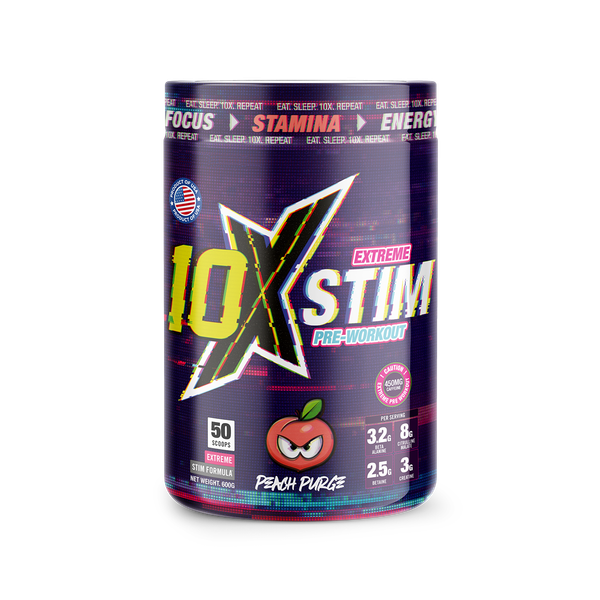 10x Athletic STIM 600g Peach Purge