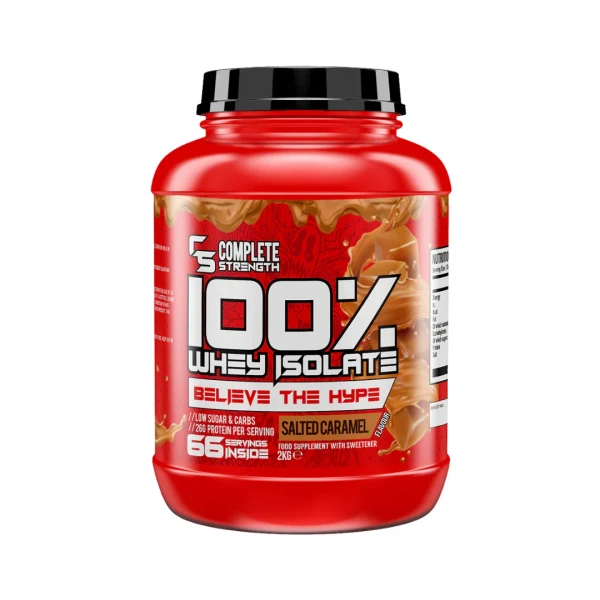 Complete Strength Whey Isolate 2kg Salted Caramel
