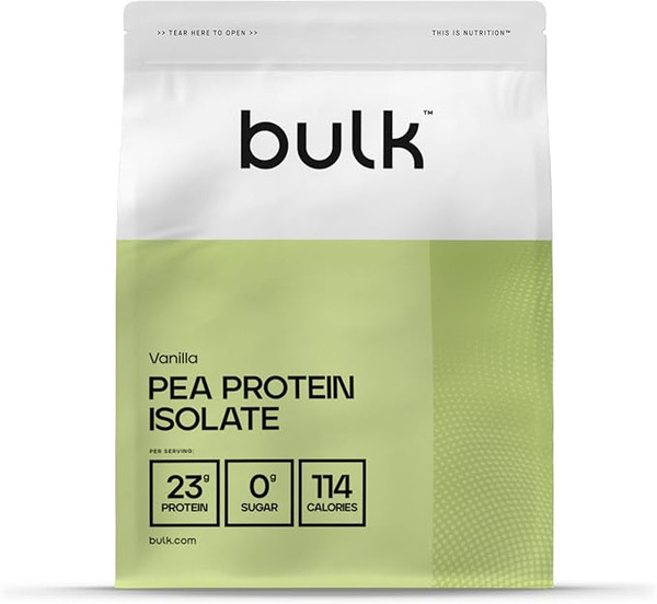 Bulk Pea Protein Isolate 1kg Vanilla