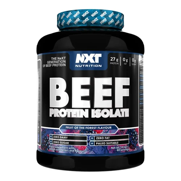 NXT Nutrition Beef Protein Isolate 540g Fruits Of The Forest