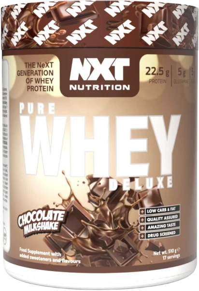 NXT Nutrition Pure Whey Deluxe 510g Chocolate Milkshake