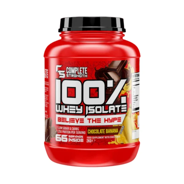 Complete Strength Whey Isolate 2kg Chocolate Banana