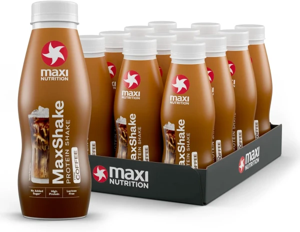 MaxiNutrition MaxShake Protein Milkshake 12x330ml Coffee