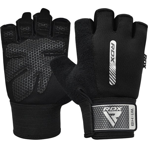 RDX Gym Weight Lifting Gloves W1 Plus XL Black