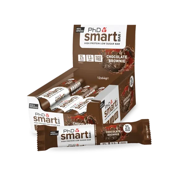 PhD Nutrition Smart Bar 12x64g Choc Brownie
