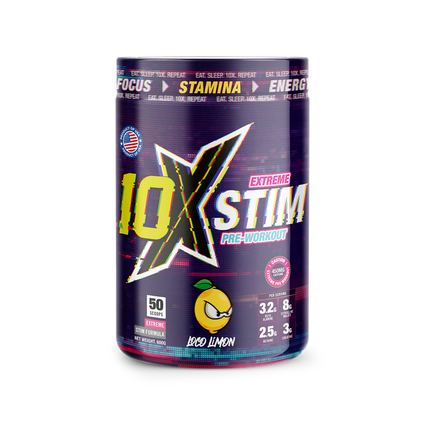 10x Athletic STIM 600g Loco Limon