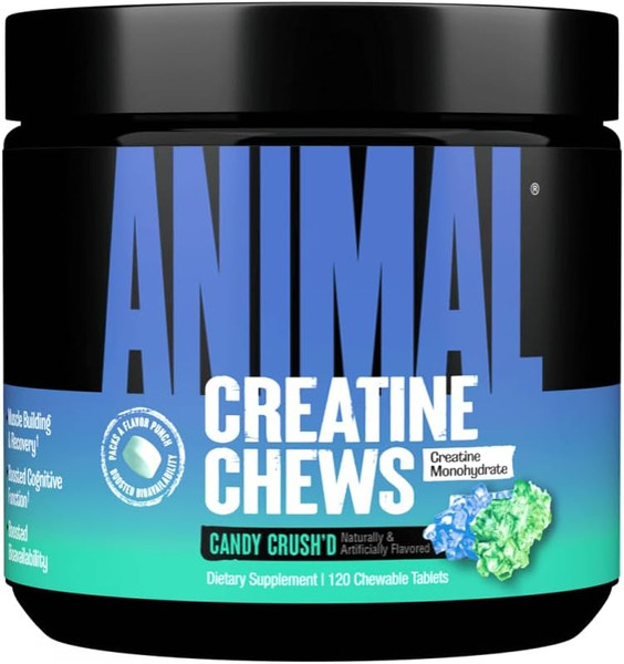 Animal Creatine Chews 120 Tabs Candy Crush'd