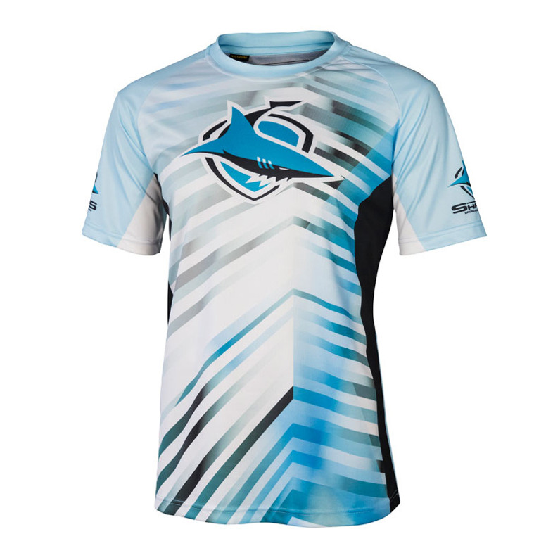 Cronulla Sharks Platinum T-Shirt - Men's Cronulla Sharks Platinum T-Shirt - Men's