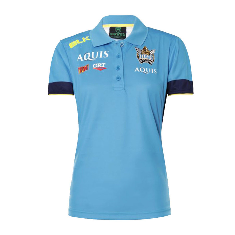 Gold Coast Titans Media Polo Shirt - Ladies Gold Coast Titans Media Polo Shirt - Ladies