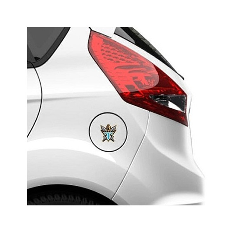 Gold Coast Titans 5-Piece UV Car Decal Sticker Sheet
