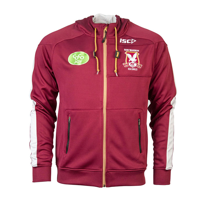 Manly Sea Eagles Zippered Squad Hoodie - Men's Manly Sea Eagles Zippered Squad Hoodie - Men's