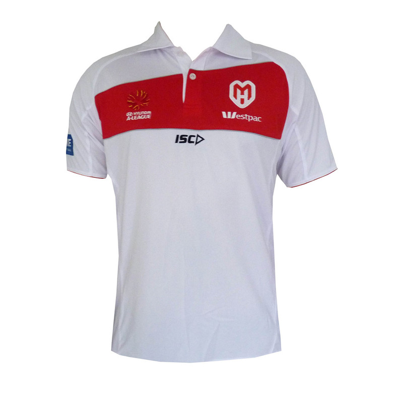 Melbourne Heart FC Media Polo Shirt - Men's Melbourne Heart FC Media Polo Shirt - Men's