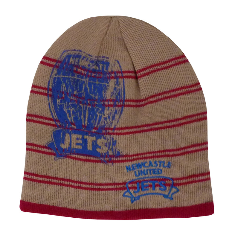 Newcastle Jets FC Stress Print Beanie - Adult Newcastle Jets FC Stress Print Beanie - Adult