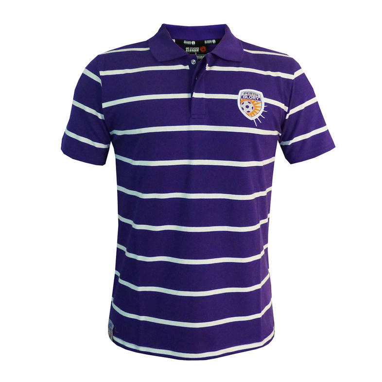 Perth Glory FC Knitted Team Polo Shirt - Men's Perth Glory FC Knitted Team Polo Shirt - Men's