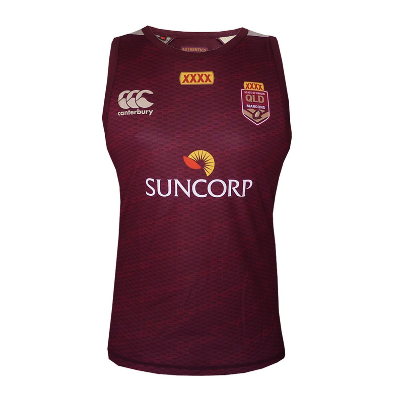 Queensland Maroons State of Origin Gym / Training Singlet Men's