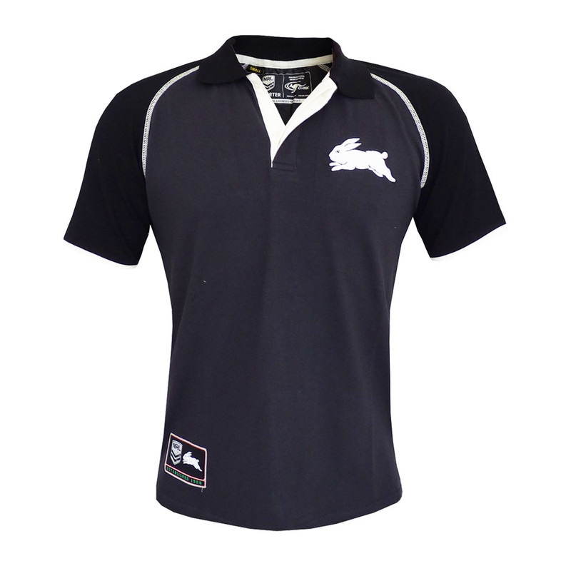 South Sydney Rabbitohs Raglan Knit Polo Shirt - Men's South Sydney Rabbitohs Raglan Knit Polo Shirt - Men's